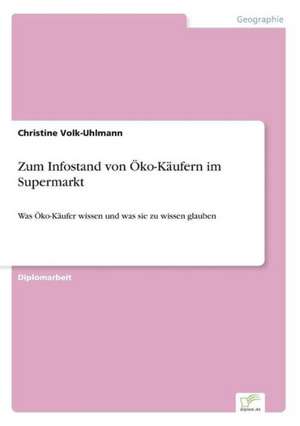 Zum Infostand von Öko-Käufern im Supermarkt de Christine Volk-Uhlmann