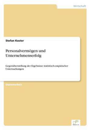 Personalvermögen und Unternehmenserfolg de Stefan Koster