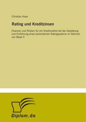 Rating und Kreditzinsen de Christian Hose