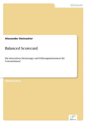 Balanced Scorecard de Alexander Steinacher