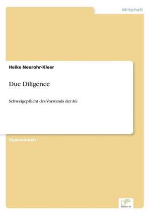 Due Diligence de Heike Neurohr-Kleer