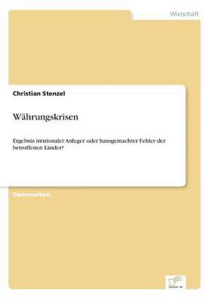 Währungskrisen de Christian Stenzel