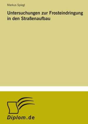 Untersuchungen zur Frosteindringung in den Straßenaufbau de Markus Spiegl