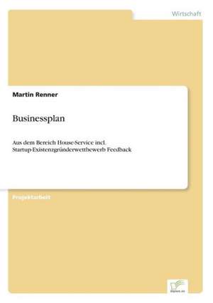 Businessplan de Martin Renner