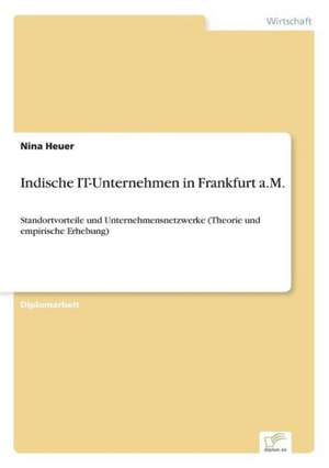 Indische IT-Unternehmen in Frankfurt a.M. de Nina Heuer