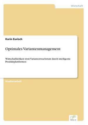 Optimales Variantenmanagement de Karin Eurisch