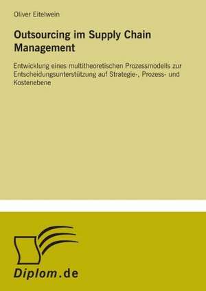 Outsourcing Im Supply Chain Management: Optionspreistheorie Zur Bewertung Von Investitionen Mit Einem Beispiel Aus Der Softwareentwicklung de Oliver Eitelwein