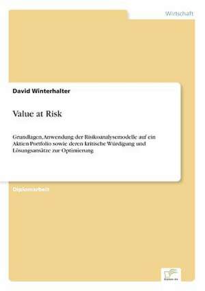 Value at Risk de David Winterhalter