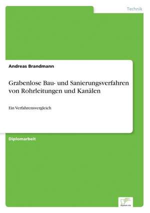 Grabenlose Bau- Und Sanierungsverfahren Von Rohrleitungen Und Kanalen: 2002 de Andreas Brandmann