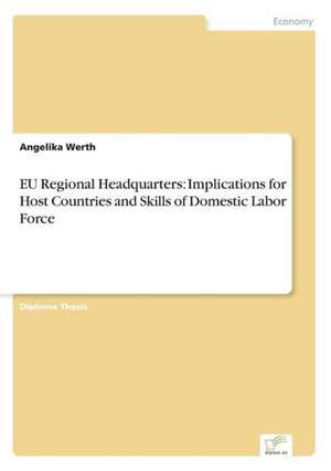 Eu Regional Headquarters: Implications for Host Countries and Skills of Domestic Labor Force de Angelika Werth