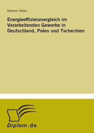 Energieeffizienzvergleich Im Verarbeitenden Gewerbe in Deutschland, Polen Und Tschechien: Zwischen Symbol Und Ersatzbefriedigung de Stephan Meyer