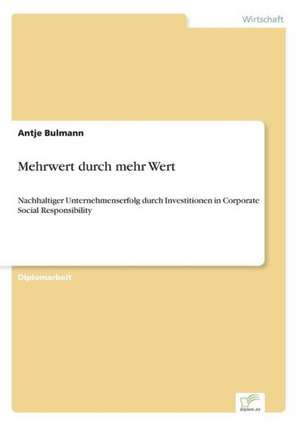 Mehrwert Durch Mehr Wert: Strong in Theory But Struggling in Practice de Antje Bulmann