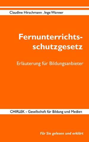 Fernunterrichtsschutzgesetz de Claudine Hirschmann