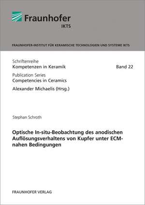 Optische In-situ-Beobachtung des anodischen Auflösungsverhaltens von Kupfer unter ECM-nahen Bedingungen de Stephan Schroth