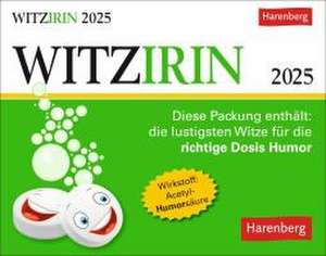 Witzirin Tagesabreißkalender 2025 - Diese Packung enthält: die lustigsten Witze für die tägliche Dosis Humor de Harenberg