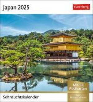 Japan Sehnsuchtskalender 2025 - Wochenkalender mit 53 Postkarten de Harenberg