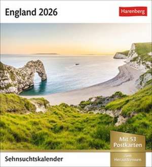 England Sehnsuchtskalender 2026 - Wochenkalender