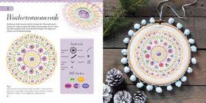 Farbenfrohe Mandalas sticken de Carina Envoldsen-Harris