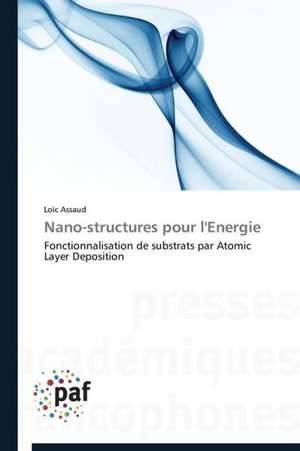 Nano-structures pour l'Energie de Loïc Assaud