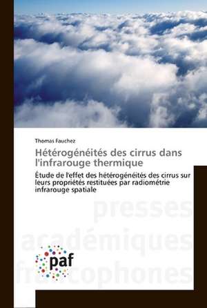 Hétérogénéités des cirrus dans l'infrarouge thermique de Thomas Fauchez