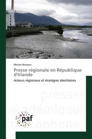 Presse régionale en République d'Irlande de Marion Brasseur