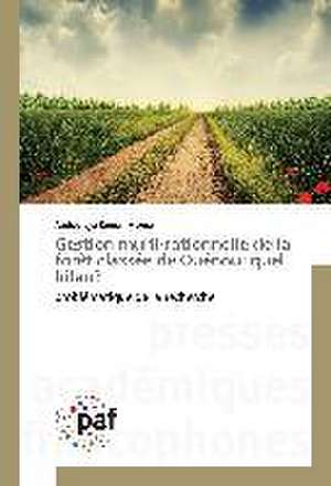 Gestion multi-rationnelle de la forêt classée de Ouénou: quel bilan? de Abdoulaye Bénon Monra