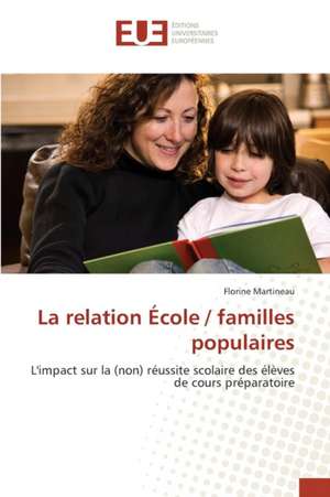 La Relation Ecole / Familles Populaires: Experience de Medair de Florine Martineau