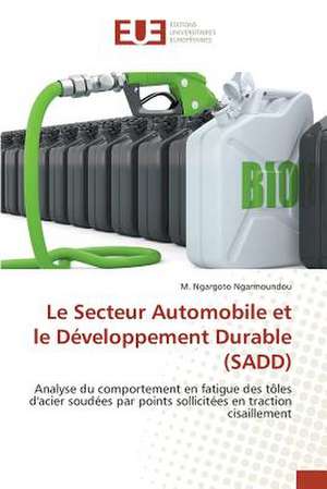 Le Secteur Automobile Et Le Developpement Durable (Sadd): Abron Merezon de M. Ngargoto Ngarmoundou