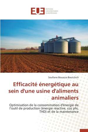 Efficacite Energetique Au Sein D'Une Usine D'Aliments Animaliers: Nouvelle Approche de Soufiane Bouazza Boutchich