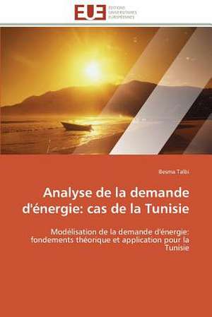 Analyse de La Demande D'Energie: Cas de La Tunisie de Besma Talbi