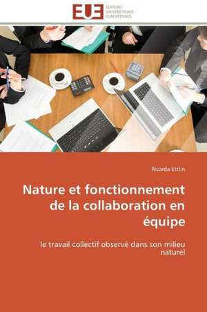 Nature Et Fonctionnement de La Collaboration En Equipe: Un Tournant Decisif de Ricarda Ettlin