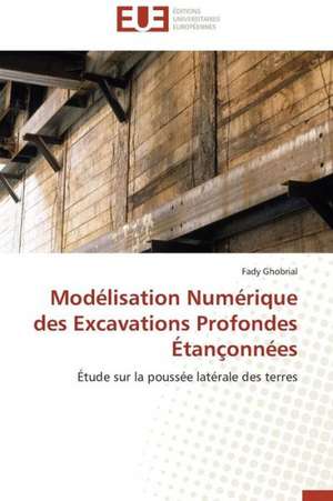 Modelisation Numerique Des Excavations Profondes Etanconnees: Analyse Des Actions Du Cilss Au Burkina Faso de Fady Ghobrial