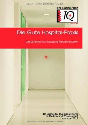 QM-Handbuch der Guten Hospital-Praxis GHP® de Ulrich Paschen