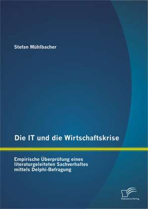 Die It Und Die Wirtschaftskrise - Empirische Uberprufung Eines Literaturgeleiteten Sachverhaltes Mittels Delphi-Befragung: Mobile Anwendungen Und Zugriffe Im Mobile-Age de Stefan Mühlbacher