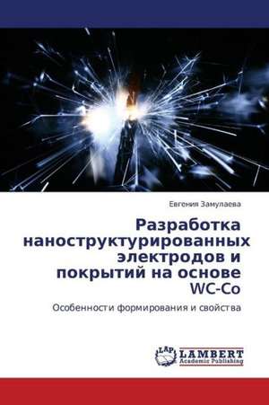 Razrabotka nanostrukturirovannykh elektrodov i pokrytiy na osnove WC-Co de Zamulaeva Evgeniya