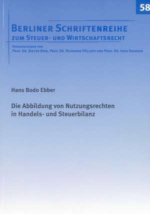 Die Abbildung von Nutzungsrechten in Handels- und Steuerbilanz de Hans Bodo Ebber