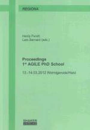 Proceedings 1st AGILE PhD School de Hardy Pundt