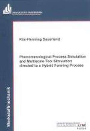 Phenomenological Process Simulation and Multiscale Tool Simulation directed to a Hybrid Forming Process de Kim-Henning Sauerland