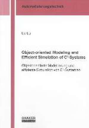 Object-oriented Modeling and Efficient Simulation of C³-Systems de L. Liu