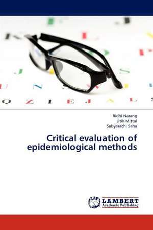 Critical evaluation of epidemiological methods de Narang Ridhi