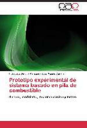 Prototipo experimental de sistema basado en pila de combustible de Francisca Segura Manzano