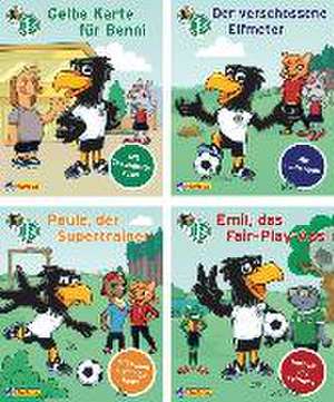 Nelson Mini-Bücher: 4er DFB-Maskottchen Paule 1-4 de Deutscher Fußball-Bund