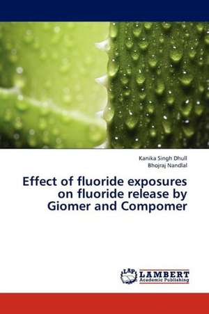 Effect of fluoride exposures on fluoride release by Giomer and Compomer de Dhull Kanika Singh