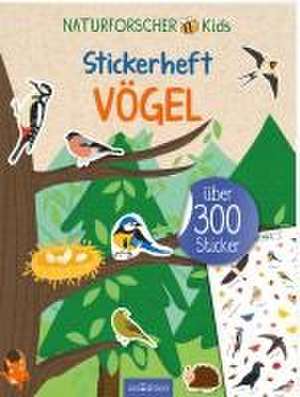 Naturforscher-Kids - Stickerheft Vögel de Izabella Markiewicz