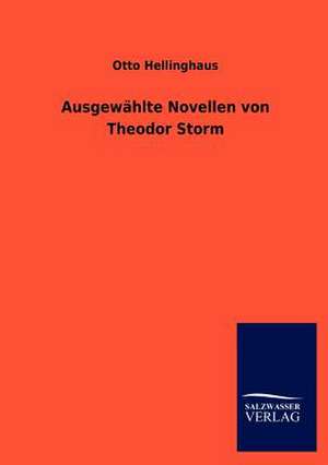 Ausgewählte Novellen von Theodor Storm de Otto Hellinghaus