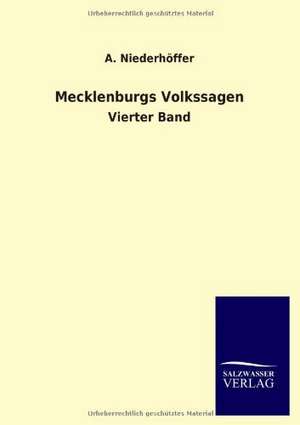 Mecklenburgs Volkssagen de A. Niederhöffer