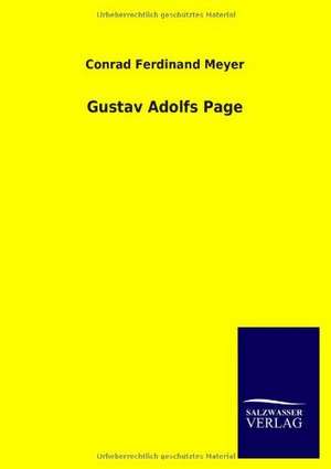 Gustav Adolfs Page de Conrad Ferdinand Meyer