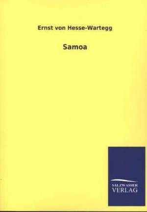 Samoa de Ernst von Hesse-Wartegg