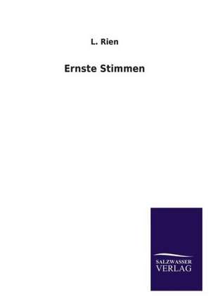 Ernste Stimmen de L. Rien