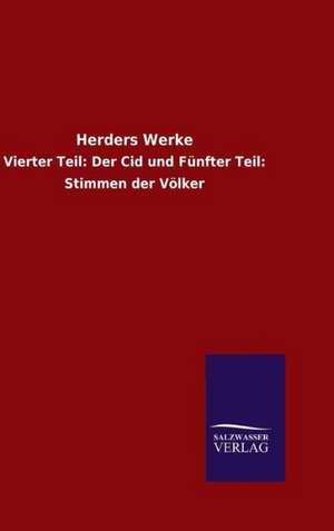 Herders Werke de ohne Autor